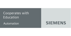 Logo SIEMENS cooperates with Education Automation Logo SIEMENS cooperates with Education Automation